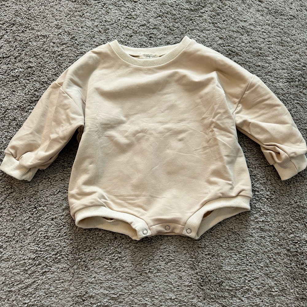 Trendy Littles Cream Romper One Piece